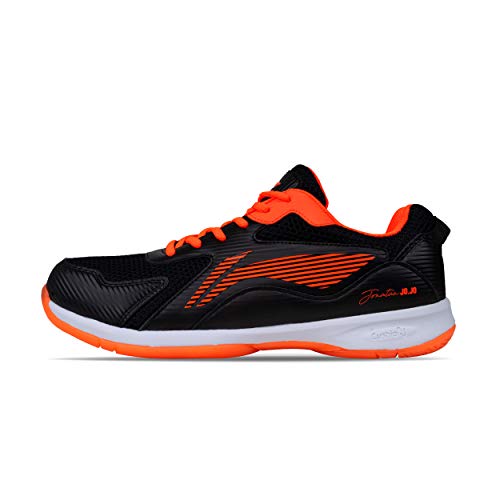 Li-Ning Attack Pro III Badminton Shoes (Black/Orange) UK 2