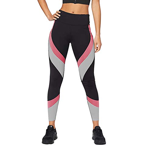 Neu Look Gym wear Leggings Ankle Length Stretchable Workout Tights/Sports Leggings/Sports Fitness Yoga Track Pants for Girls & Women (Blush Light Grey, Size - XXL)