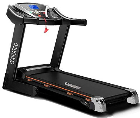 Image of Cockatoo CTM-03 2 HP ( 4 HP Peak) DC-Motorised Treadmill ( Max Speed: 1-14 km/hr , Max Weight: 110 Kg ) with Free Installation Assistance and Fat Measure & Other Features