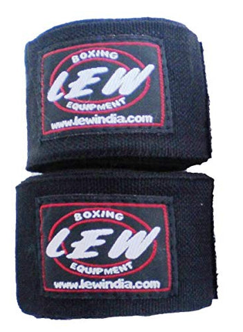 Image of LEW Mexican Style Boxing Cotton/Spandex Blend 180" with Elastic Hand and Wrist Support Hand Wraps (Multicolor)