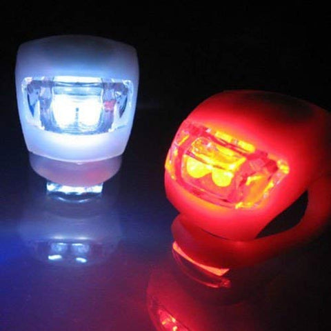 Image of Gadget Deals Bicycle Safety Cycle Blinker Light LED Front Cycle Blinking Light Rear Light Combo Cycle Warning Light Combo