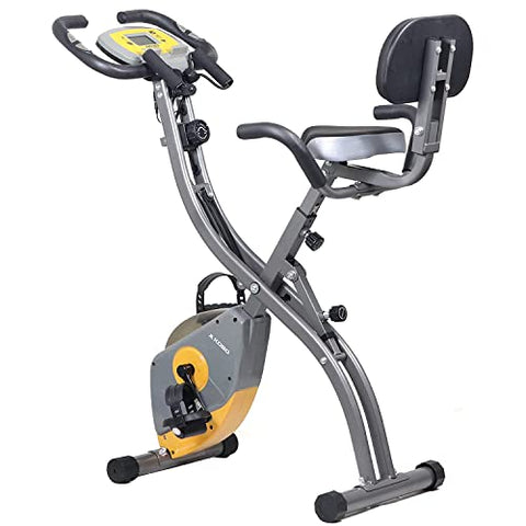 Image of Kobo Magnetic Exercise Bike / Exercise Cycle X-Bike Folding (Orange)