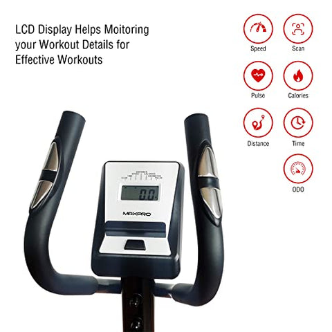 Image of WELCARE MP 6066 Elliptical Cross Trainer with LCD Display, Adjustable SEAT, Hand Pulse Sensor, Adjustable Resistance for Home USE (DIY Installation with Video Call Assistance)