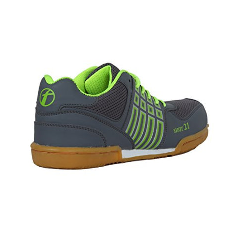 Image of Feroc Men's PU Green Non Marking Badminton Shoes (9)