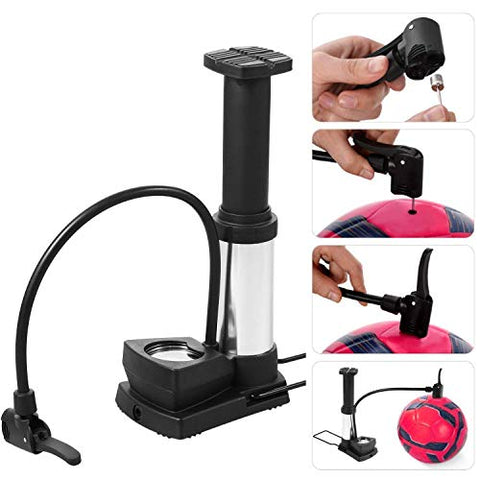 Image of Imported Portable High Pressure Foot Air Pump Compressor for Car and Bike Air Pump for Motorbike Cars Bicycle for Football Cycle Pumps for Bicycle car air Pump for tubeless(mini foot pump)