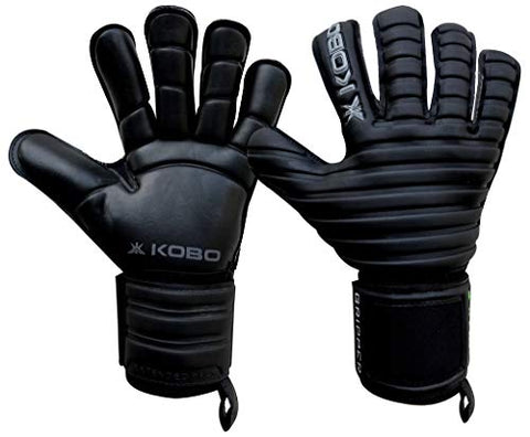 Image of Kobo Football/Soccer Goal Keeper Professional Gloves (6.5, Gripper)