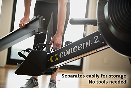 Concept 1 Row Erg with PM5 (Standard Legs, Black)