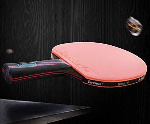 Image of Senston Ping Pong Paddles Set Includes 2 High Performance Table Tennis Rackets and 1 Portable Storage Bag Included for Indoor or Outdoor Play Table Tennis Bat