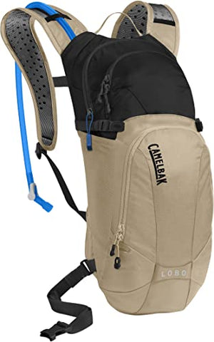 Image of Lobo Bike Hydration Pack - Helmet Carry - Magnetic Tube Trap - 100 oz., Kelp/Black
