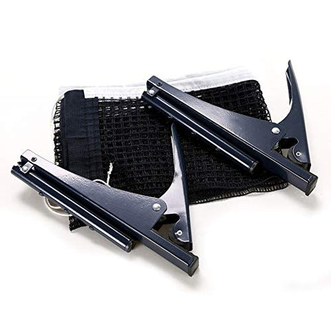 Image of Yiliaw Collapsible Table Tennis Net Professional Steel Pingpong Net Clip Grip Mesh Training Competition Portable Tension Adjustable Post，for Adults & Kids