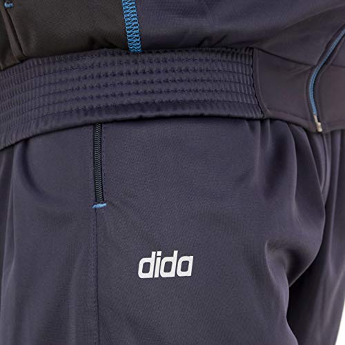 DIDA Men's Polyester Tracksuit (D1283Navy_XL_Navy & Classic Blue_X-Large)