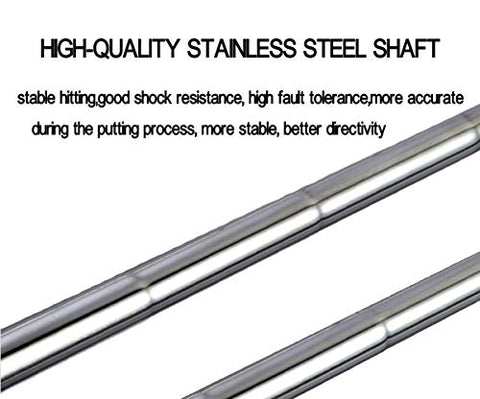 Image of Two Way Junior Golf Putter Kids Putter Both Left and Right Handed Easily Use 3 Sizes for Ages 3-5 6-8 9-12 (Silver Head+Blue Grip, 25 inch,Age 3-5)