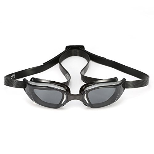 mp michael phelps xceed swimming goggles MP Michael Phelps XCEED Swimming Goggles, Smoke Lens, Grey/Black Frame