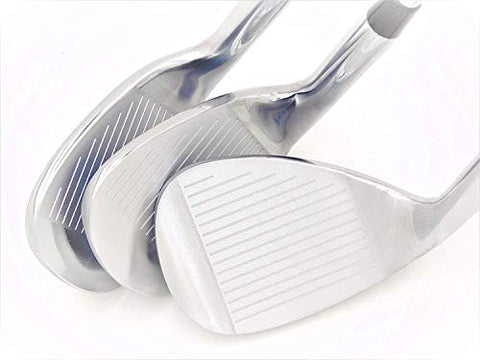 Image of LAZRUS Forged Golf Wedge Set for Men - 52 56 60 Degree Golf Wedges + Milled Face for More Spin - Great Golf Gift (Silver Left Handed, LH, Silver 52,56,60 Set)