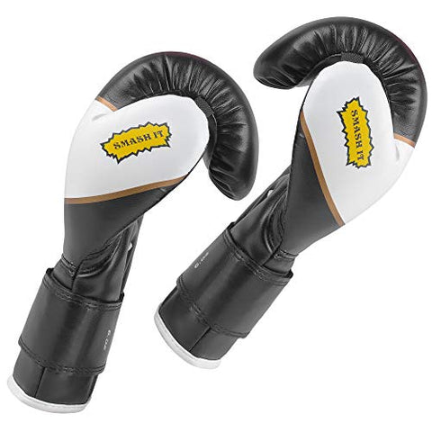 Image of Hawk Sports Kids Boxing Gloves for Kids Children Youth Punching Bag Kickboxing Muay Thai Mitts MMA Training Sparring Gloves (Black, 6 oz)