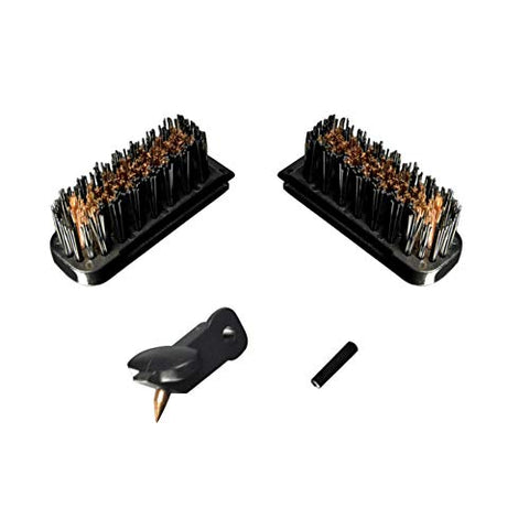 Image of Frogger Golf Brush Head and Groove Cleaner Replacement for BrushPro (Bronze & Nylon Brush)