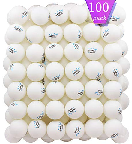 Image of MAPOL REGAIL Training Ping Pong Table Tennis Balls (White, 40mm) - Pack of 100