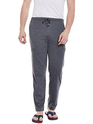 VIMAL JONNEY Men's Regular Fit Track pants (DD1ANTHRA-L_Grey_Large)