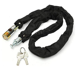 FASTPED Strong Steel Chain Bicycle Lock Cover With Cloth And 2 Keys