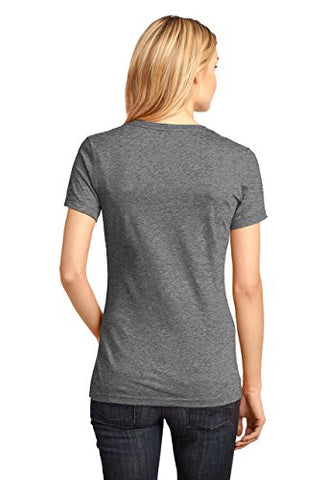 Image of Ladies V-Neck Tee Nope Not Today Funny Adulting Shirt Sport Grey M