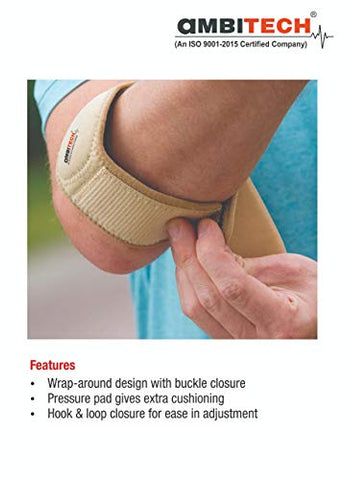 Image of AmbiTech Tennis Elbow Brace (Pain Relief,Forearm,Elbow) - Universal
