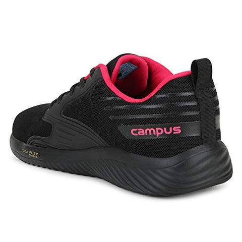 Image of Campus Women's Noor Plus BLK/Rani Running Shoes 6-UK
