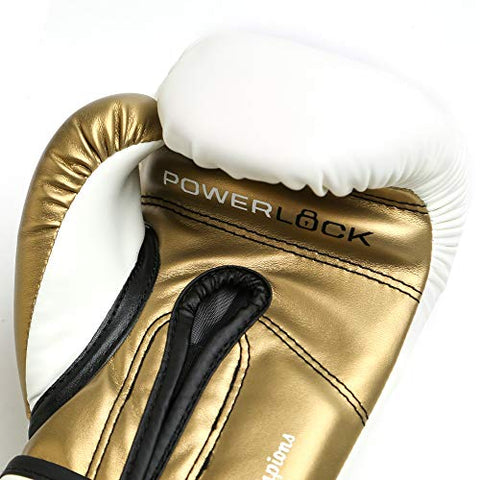 Image of Everlast P00000722 Boxing Gloves (White/Gold)