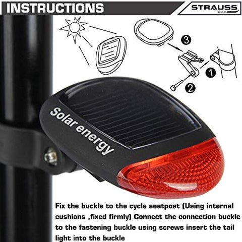 Image of Strauss Bicycle Solar Tail Light