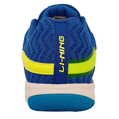 Image of Li-Ning RangerLiteIII Non-Marking Premium Badminton Shoes - Blue/Lime, 6 UK