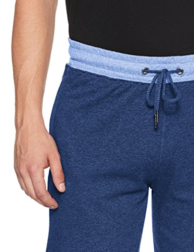 U.S. Polo Assn. Athleisure Men's Shorts (I635-433-CP_Denim Melange/Blue Melange_Small)