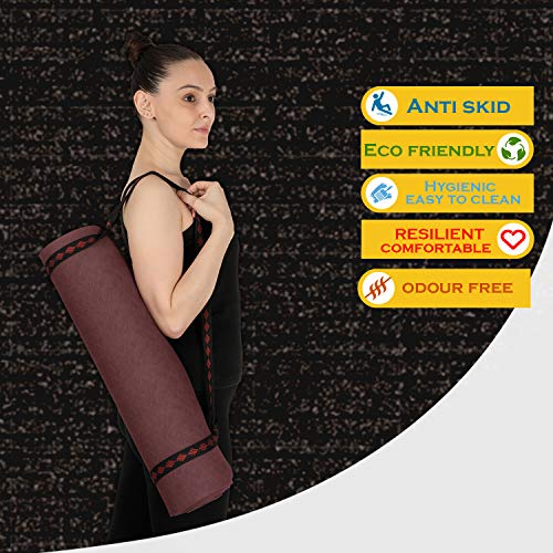 Vifitkit 4mm Yogamat for Women and Men, Anti-skid Exercise Mat for