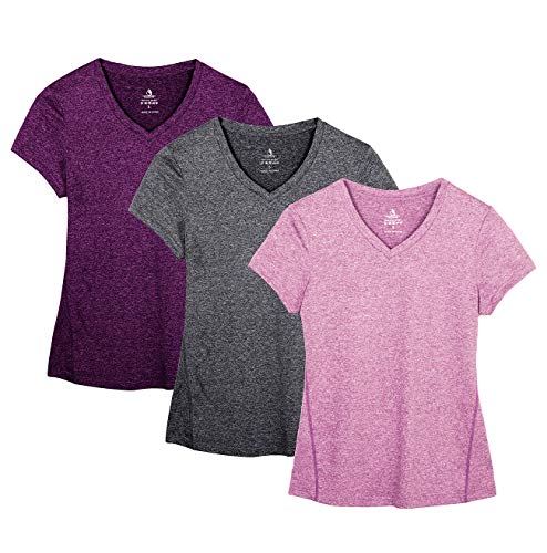 icyzone Workout Shirts for Women - Yoga Tops Gym Clothes Running Exerc –  icyzonesports