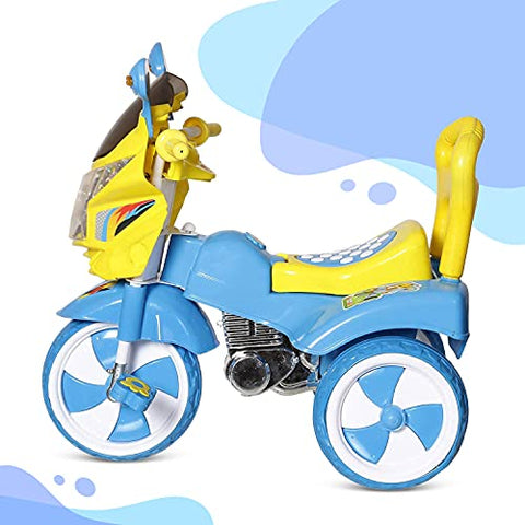 Image of Dash Stylish Kids Tricycle , tricycles , Kids Cycle , Ride on for boy and Girl for 2 to 5 Years with Under seat Storage Space, Lights and Music (Blue)