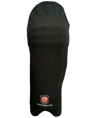 Image of Khel India Cricket Pads Colored Covers (Black)