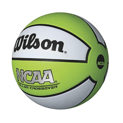 Wilson Killer Crossover Basketball, Lime/White, Youth 27.5-Inch