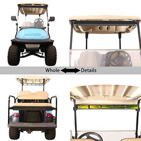 Image of 10L0L Golf Cart RM1500 Rally Panoramic 5 Panel Mirror fits EZGO, Club Car & Precedent, Newest Golf Cart Rear View Mirror, Blind Spot Mirror