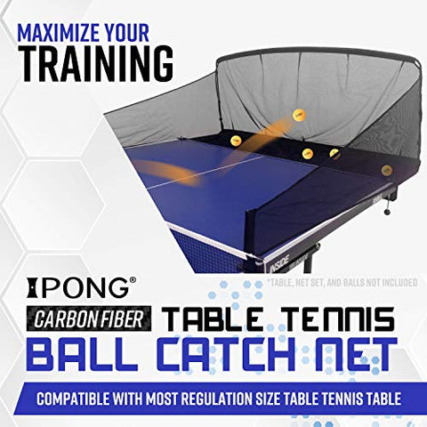 Image of iPong Carbon Fiber Table Tennis Ball Catch Net