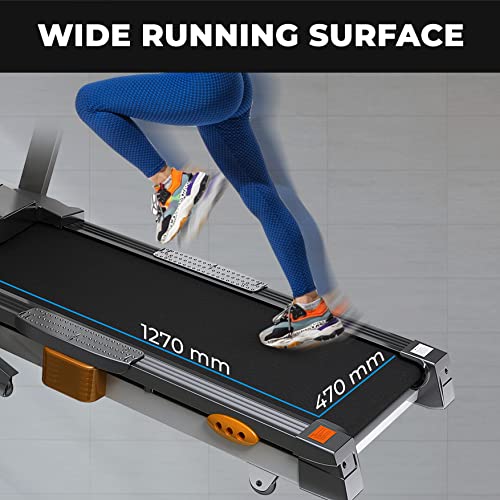 Durafit - Sturdy, Stable and Strong Solid 2.0 HP (Peak 4.0 HP) AC Motor Semi - Commercial Treadmill