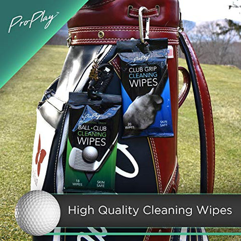 Image of ProPlay Golf Ball & Club Cleaning Wipes