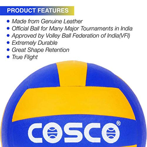 Image of Cosco Super Volley Volleyball, Size 4 (Multicolour) (15002)