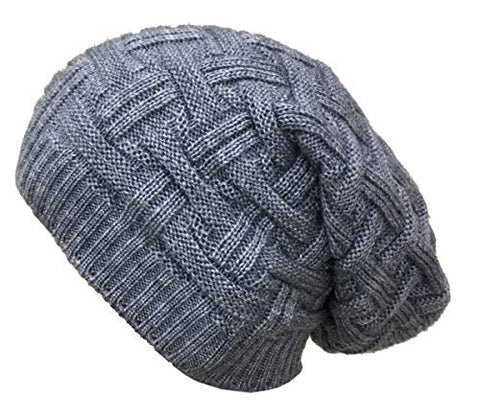 Image of Gajraj Men's and Women's Knitted Beanie Cap (Light Grey, Free Size)