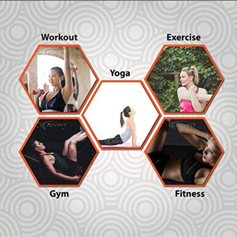 Image of JoyFit Resistance Tube, Toning Tube with Door Anchor for Exercise, Workout - Blue ( 7-10 KG )