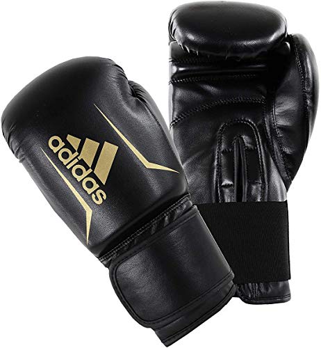 adidas Speed 50 Boxing Gloves (Black, 12oz)