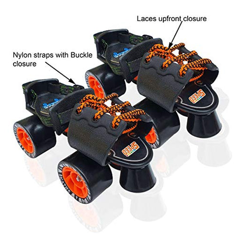 Image of Jaspo Big Boss Adjustable Quad Roller Skates Suitable for Age Group 6 -14 Years Old