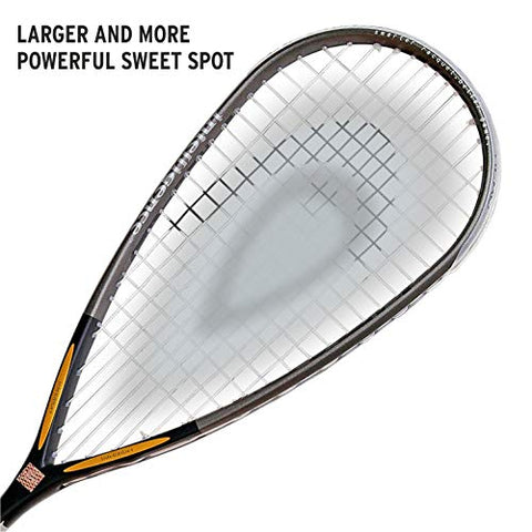 Image of HEAD I.110 Aluminum Squash Racquet (Black-Grey)