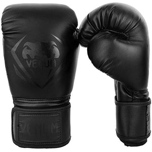 Venum Contender Boxing Gloves - 10 oz, Black/Black, 10 oz