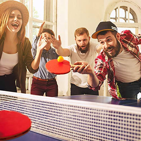 Image of XGEAR Ping Pong Paddle Set ;Complete Table Tennis Set ; Table Tennis Racket Set,4 Paddles, 8 Balls, Portable Storage Case, Optimize Spin and Control, for Indoor Outdoor Play