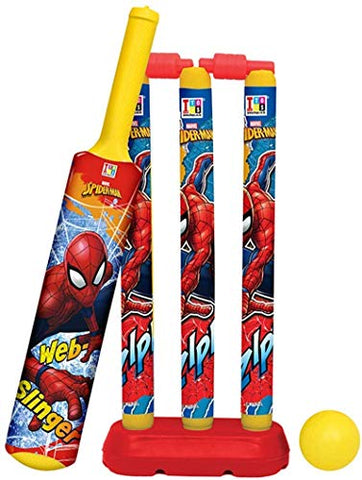 Image of Aastha Enterprise Multicolour Plastic T20 Cricket Set for Kids