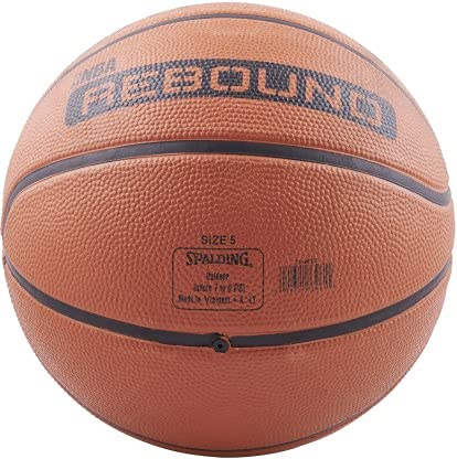 Image of Spalding Rebound Rubber Basketball (Color: Orange, Size: 6