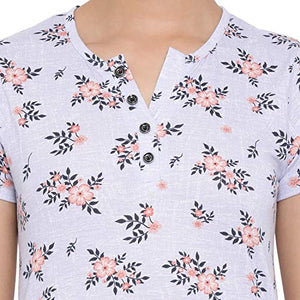 In Love Women's Formal Henley Tshirts (Amber Grey)(PSLP51C9_M)